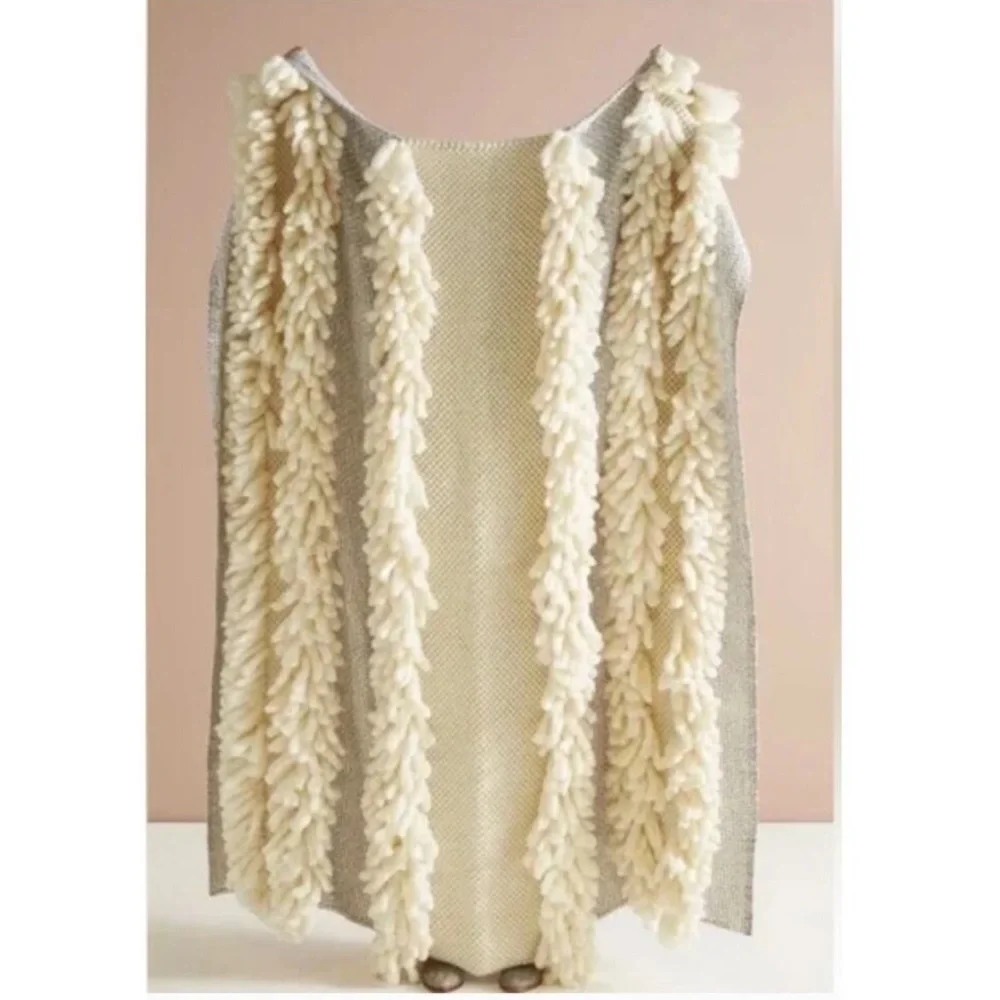 Anthropologie Sarita Throw Blanket NWT